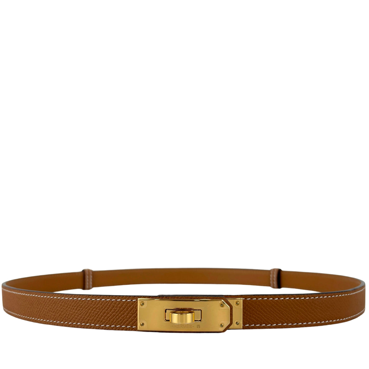 Kelly 18 Belt in Gold Epsom (Adjustable)