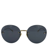 GG1149S Gold/Grey 60mm Round Novelty Sunglasses