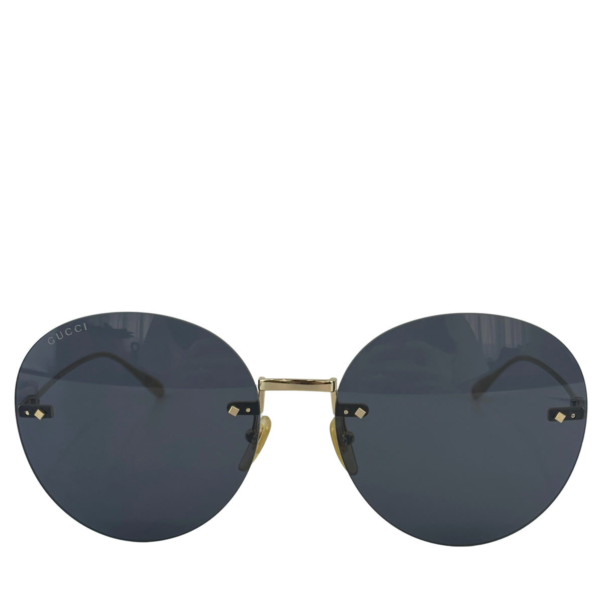 GG1149S Gold/Grey 60mm Round Novelty Sunglasses