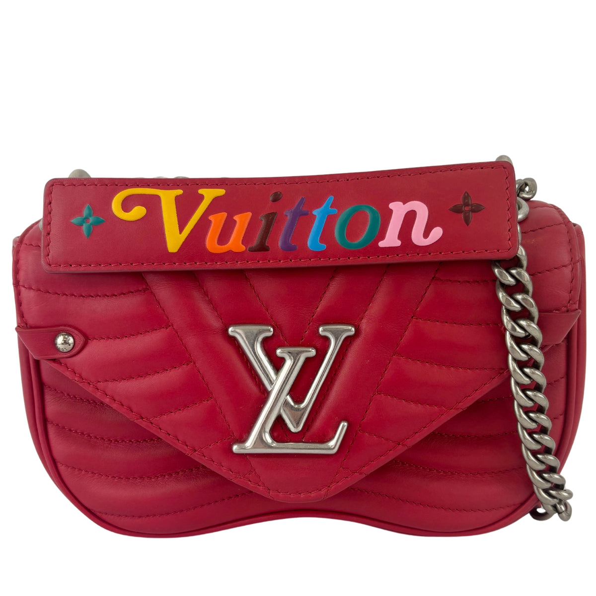 New Wave Chain PM Bag in Red