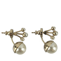 Tribales Faux Pearls Front-Back Earrings
