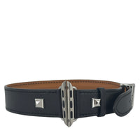 Medor Black Leather Apple Watch Strap 20mm