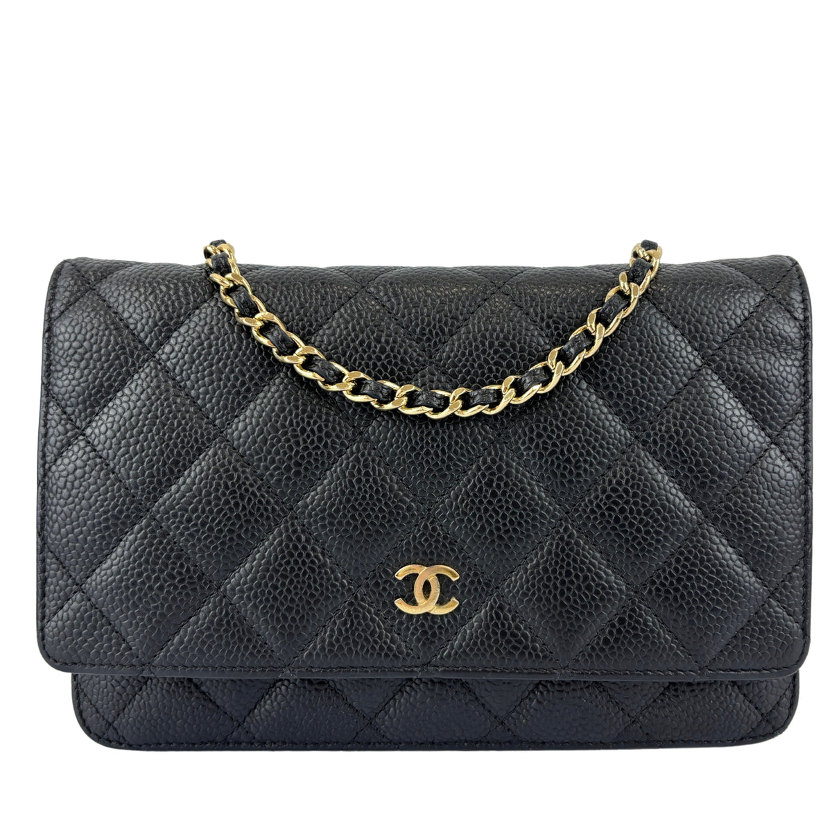 Wallet on Chain in Black Caviar GHW