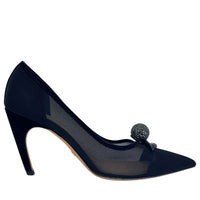 Surreal-D Pump in Black Mesh / Suede - Size 38