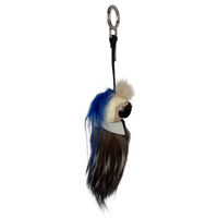 Karlito Blue and Silver Bag Charm