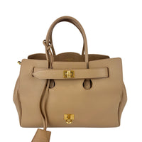 Small Bel Air Carry All Bag Latte Smooth Calfskin