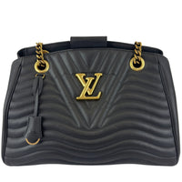 New Wave Chain Tote Black