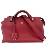 Medium By the Way Bag Red Calfskin