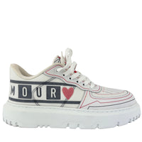 Dioramour Dior Addict Sneakers in Calfskin and Technical Fabric Size 38