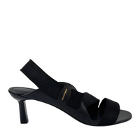 Vale 55 Vara Bow Slingback Sandals in Black Size 7.5 D