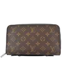 M61506 Monogram Macassar Zippy XL Long Wallet Brown