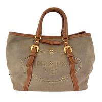 Jacquard 2-Way Canvas Tote Bag