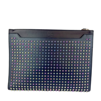 Funky Pouch with Iridescent Stud Embellishment