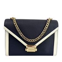 Whitney Large Leather Convertible Shoulder Bag GHW