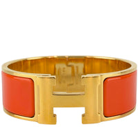 Clic Clac H Bracelet Orange Enamel GHW PM