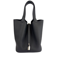 Picotin 22 Black Taurillon Clémence PHW