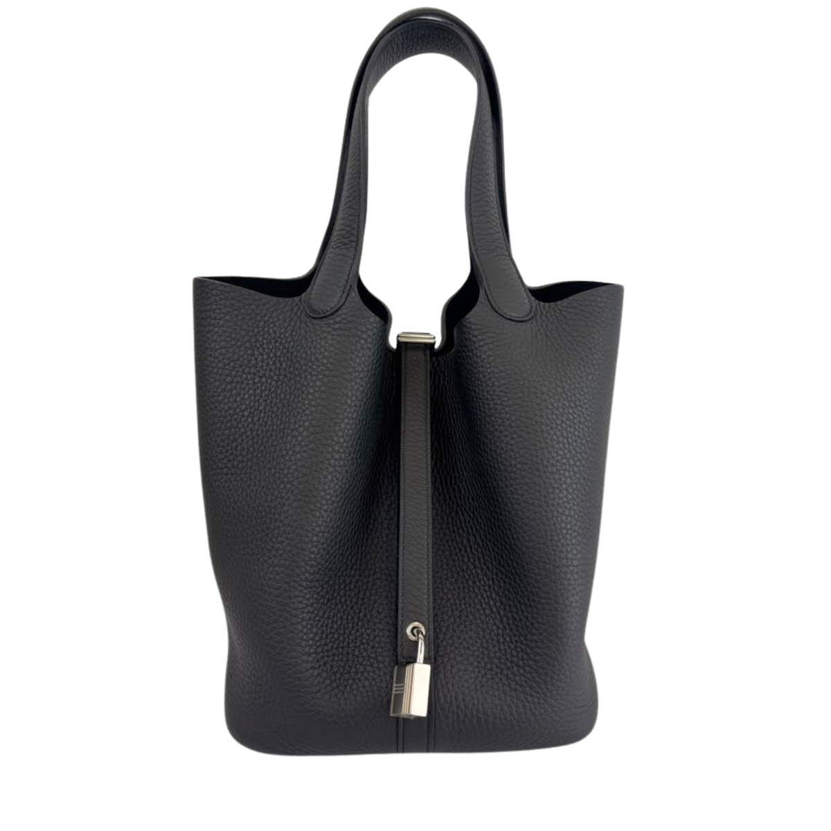 Picotin 22 Black Taurillon Clémence PHW