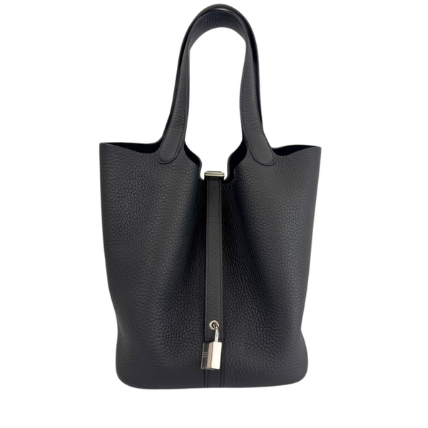 Picotin 22 Black Taurillon Clémence PHW