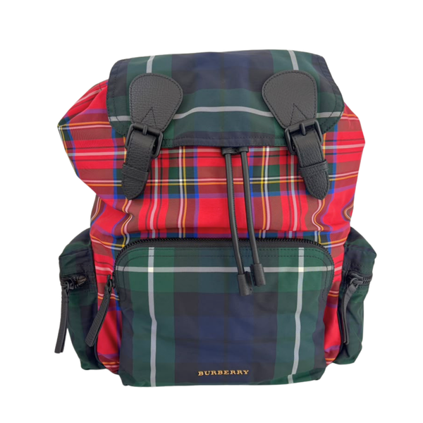 Tartan Patchwork Rucksack Backpack