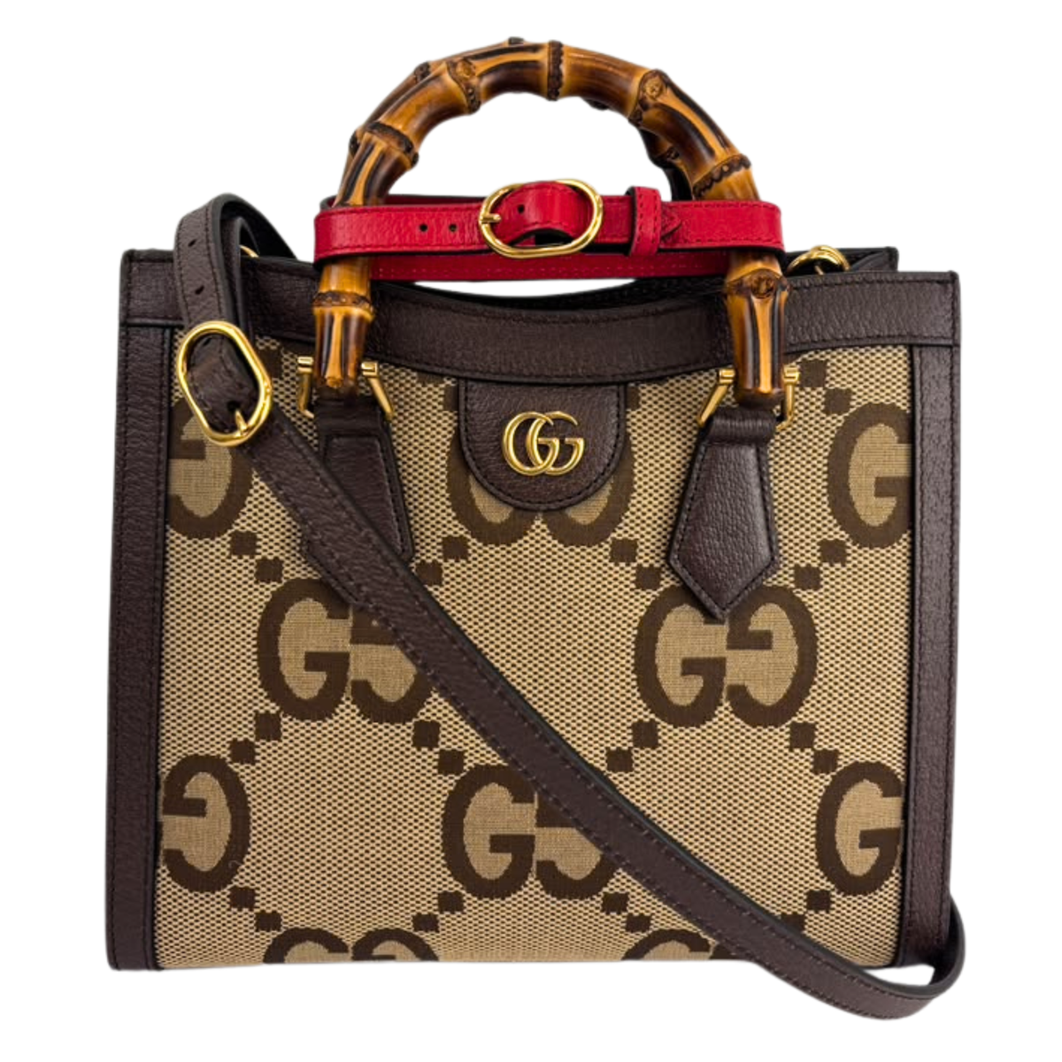 Jumbo GG Canvas Diana Small Tote
