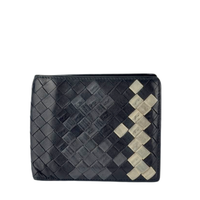 Multicolour Intrecciato Weave Lambskin Bifold Wallet