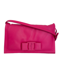 Calfskin Mini Viva Bow Shoulder Bag in Pink