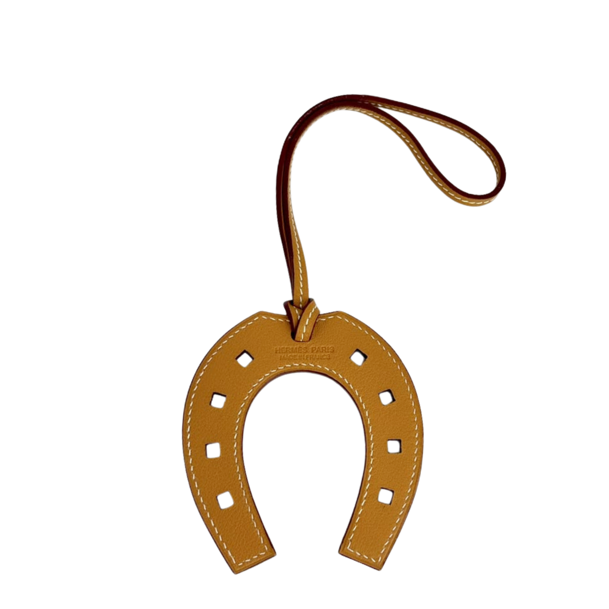 Paddock Fer à Cheval Horseshoe Charm Swift Leather