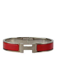 Clic H Bracelet Red PHW Size TGM