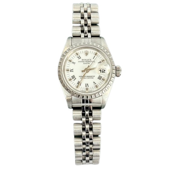 Lady-Datejust 26 White Roman 69174