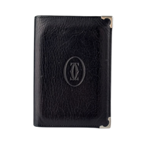 Must Card Case in Black Calfskin