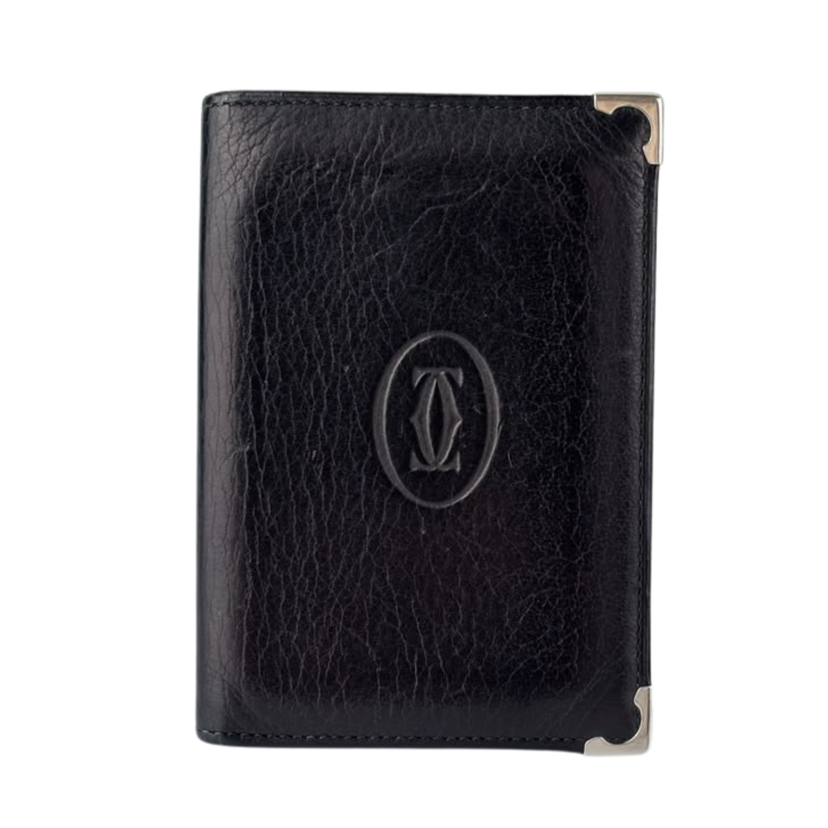 Must Card Case in Black Calfskin