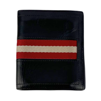 Leather Bifold Wallet in Dark Brown