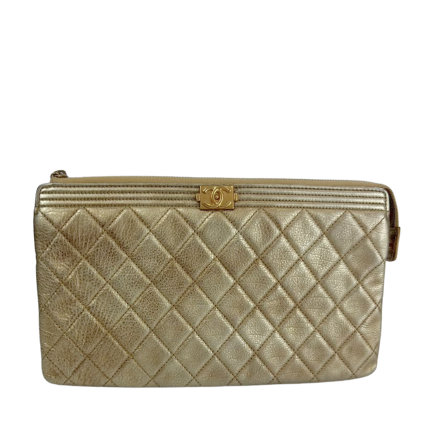 Boy Antique Gold O Case / Clutch