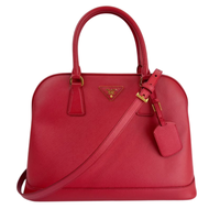 BN2558 Fuoco Saffiano Lux Promenade Bag