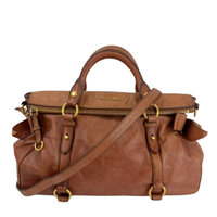 RT0365 Palissandro Vitello Lux Bow Bag