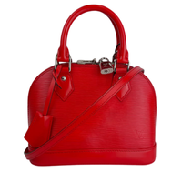 Alma BB in Red Epi Leather