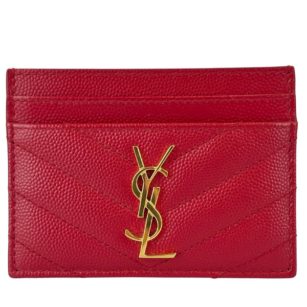 42391 Red Grain De Poudre Card Holder