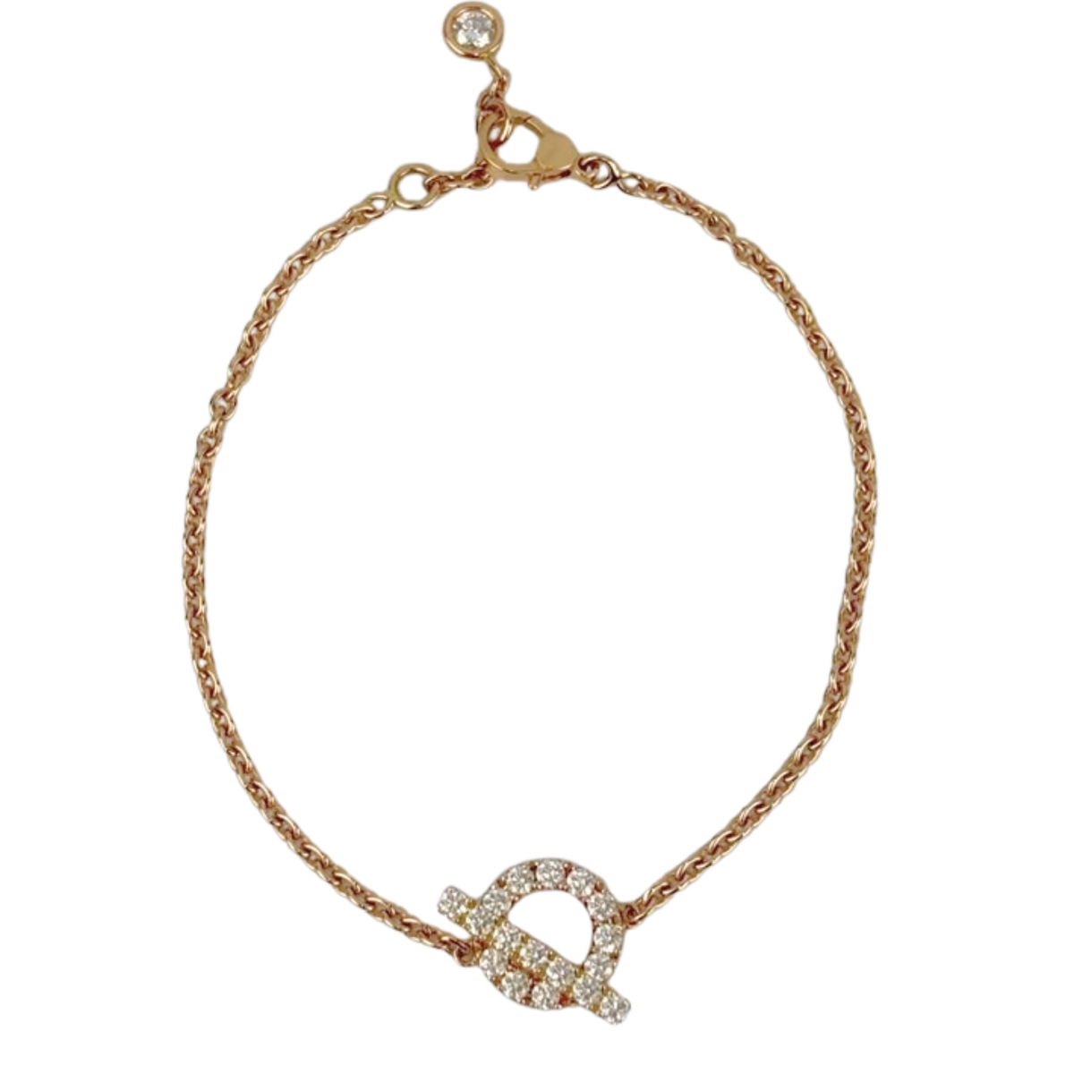 Finesse Bracelet Rose Gold with Diamonds