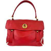 Muse Two Top Handle Bag in Red GHW