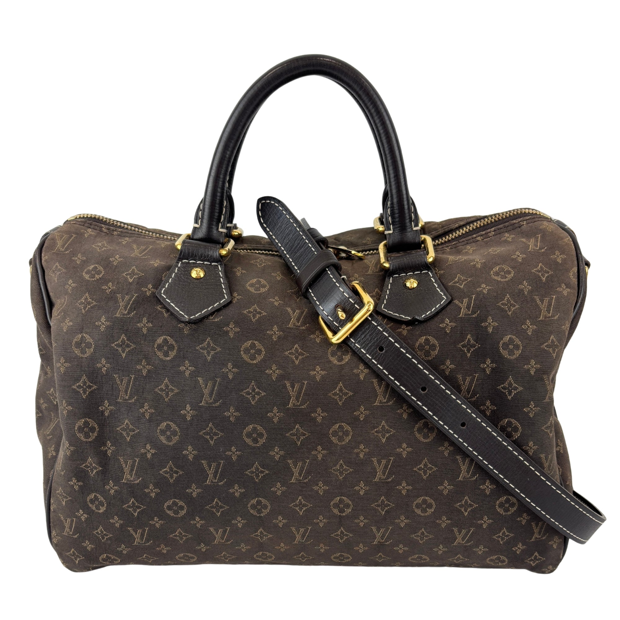 Speedy 30 Bandouliere Mini Lin Idylle Fusain