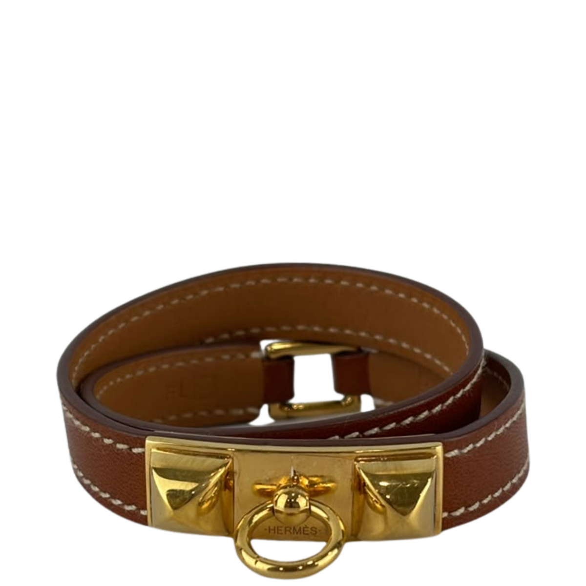 Rivale Double Tour Bracelet in Gold Swift GHW