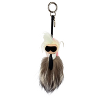 Karlito Pink and Silver Bag Charm