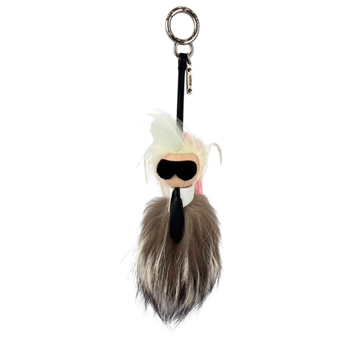 Karlito Pink and Silver Bag Charm