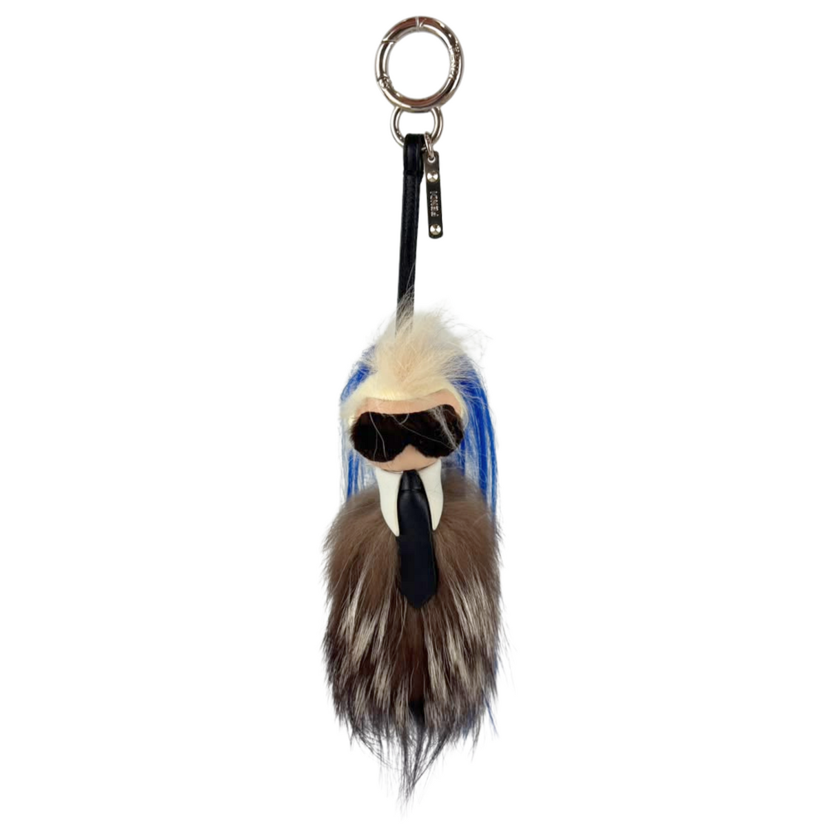Karlito Blue and Silver Bag Charm