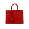 Red Calfskin Leather Nano Sac de Jour Bag