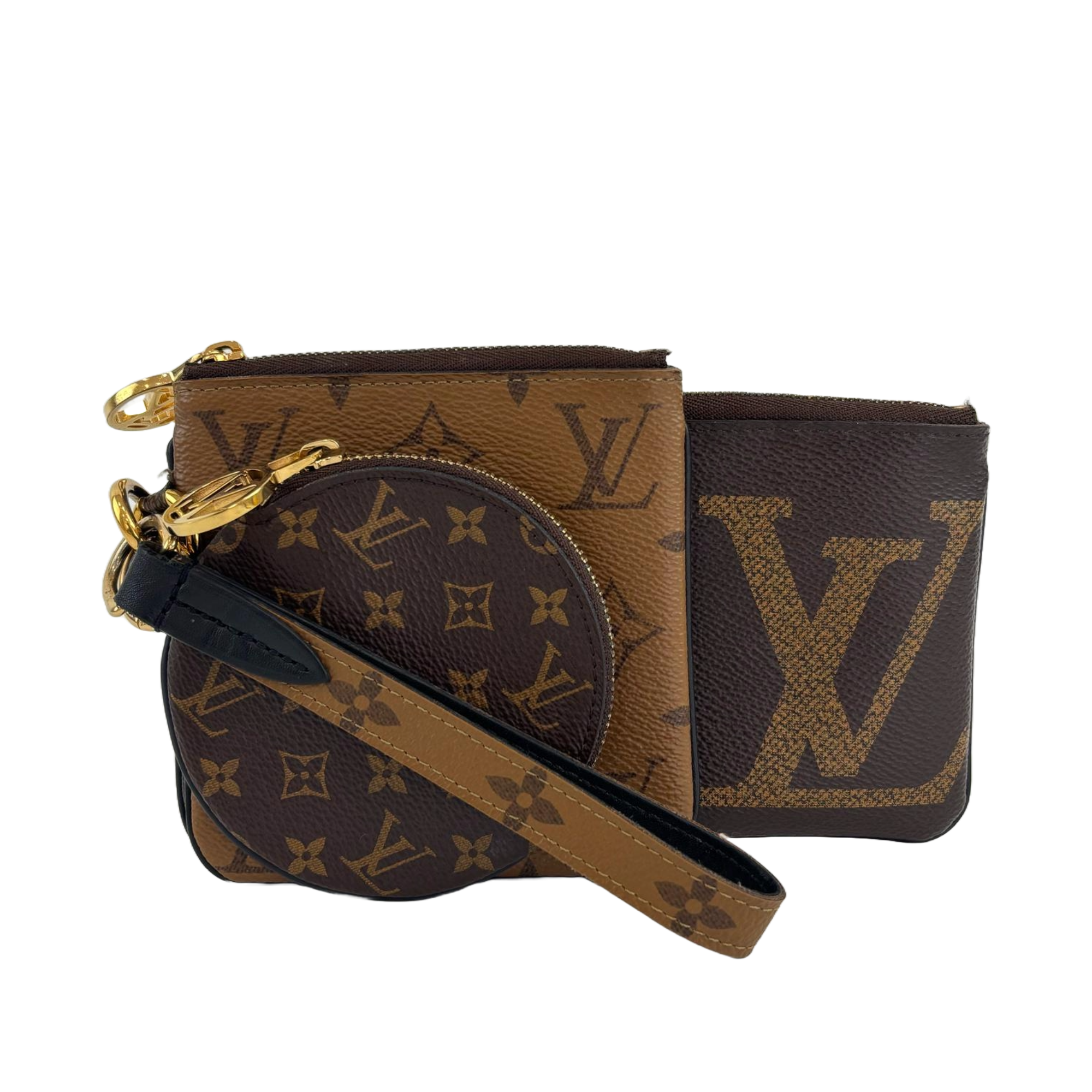 Trio Pouch Monogram Canvas – Glampot