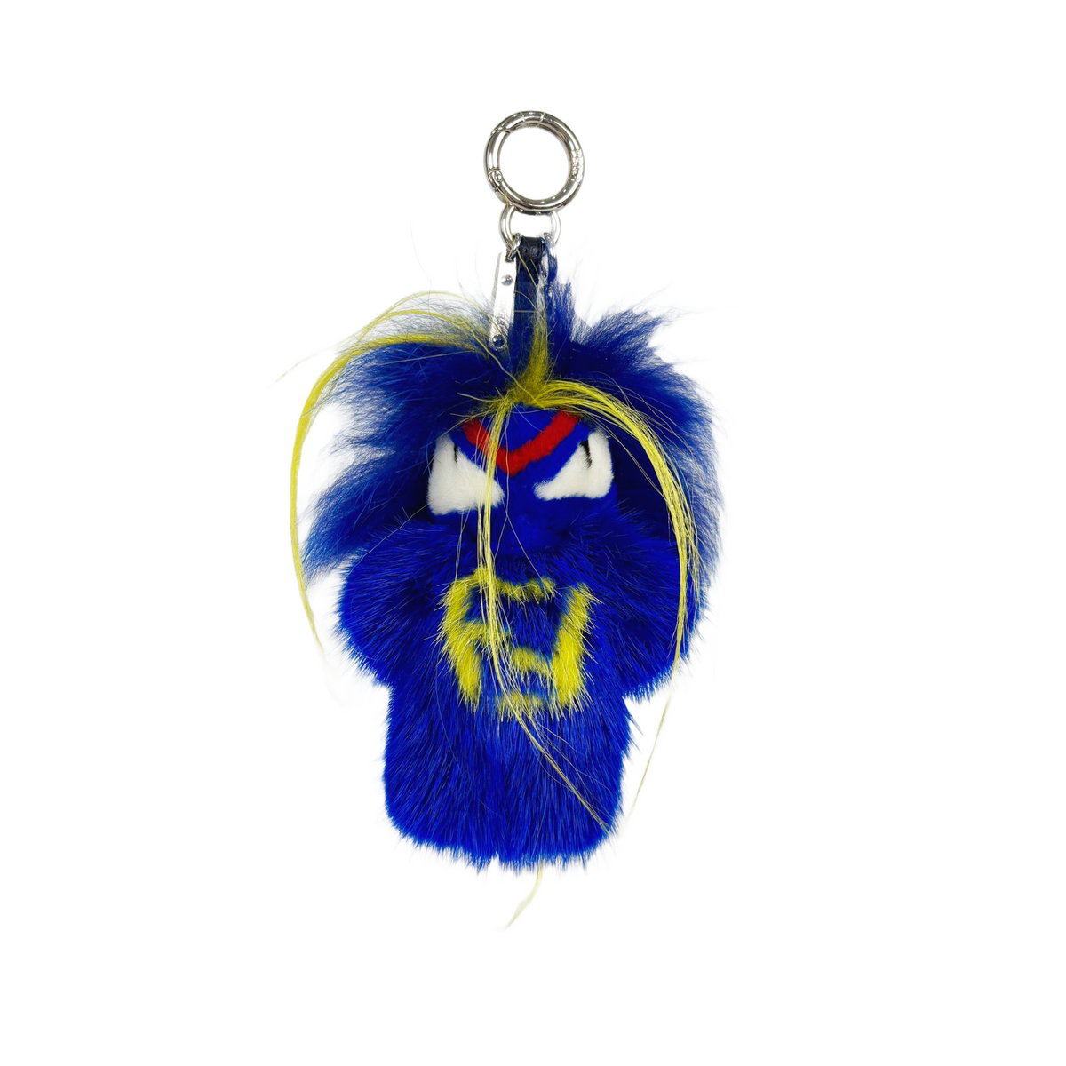 Blue Mink Fox Fur Bug-Kun Fendirumi Key Chain Bag Charm – Glampot