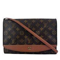 Vintage Monogram Bordeaux 2-Way Shoulder Bag & Clutch