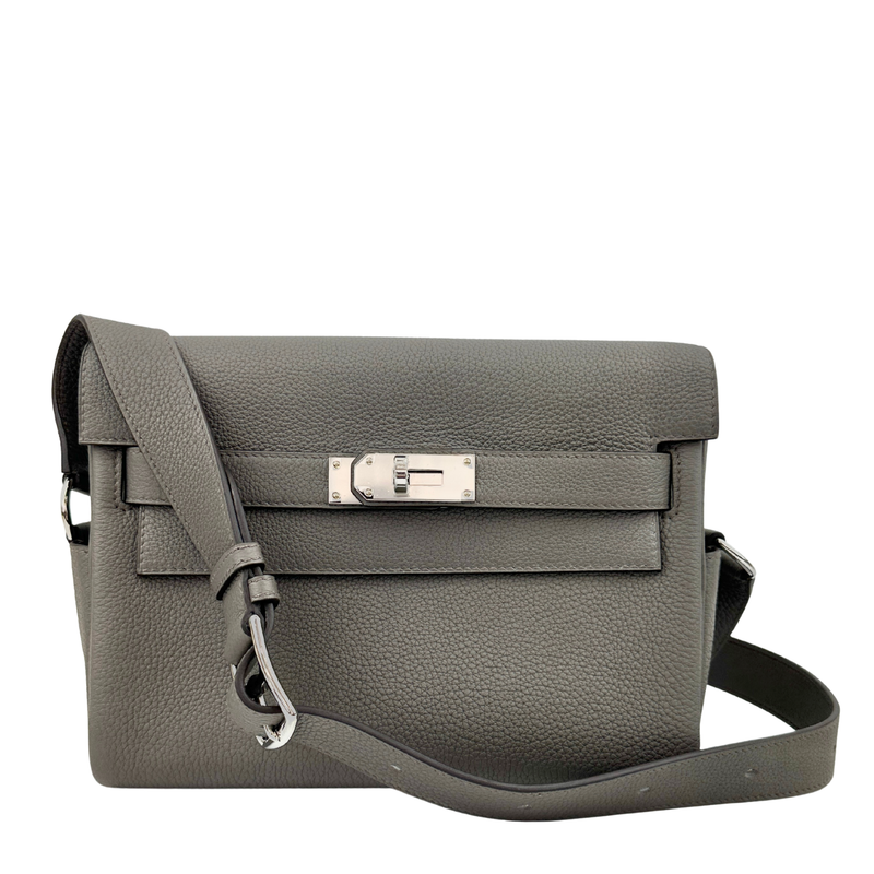 Kelly Messenger PM Gris Etain Togo PHW (Cash Price in Description)