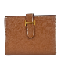 Bearn Compact Wallet in Gold